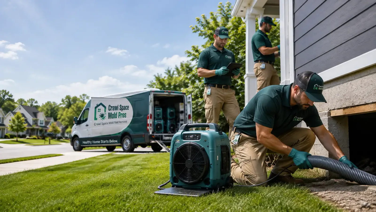 Crawl Space Mold Removal in Rexburg, ID